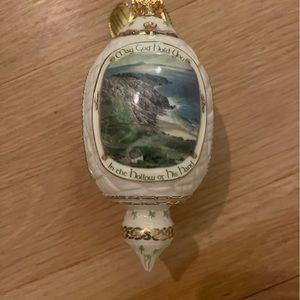 Bradford Editions holiday ornaments.